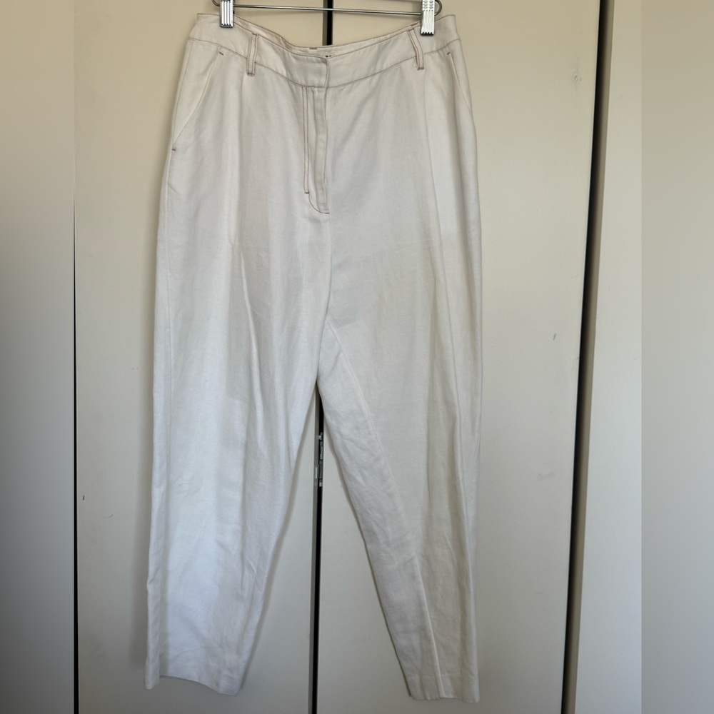 Whistles white Linen Pants